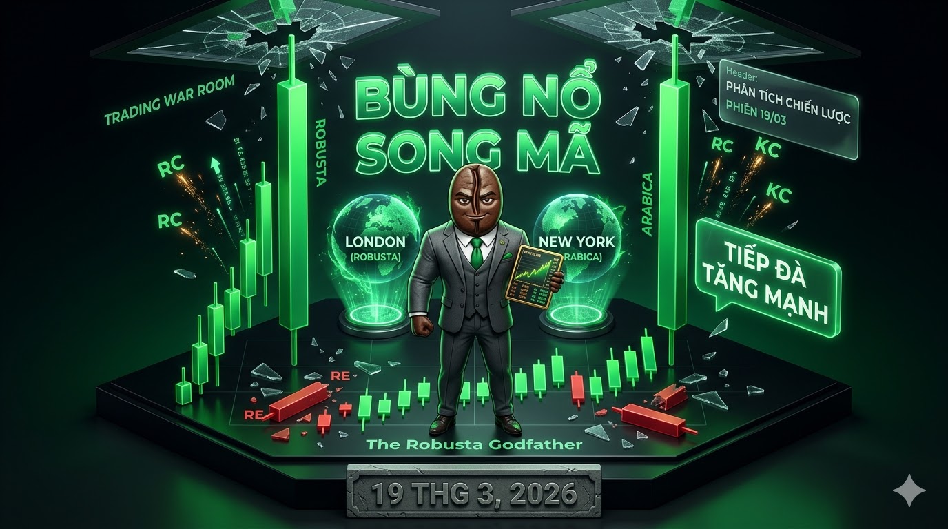 Phân tích Cà phê 19/03: Giá sẽ tiếp tục tăng mạnh ở cả 2 sàn